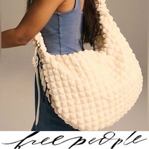 Free People Pucker Up fleece bag❤️ NWOT